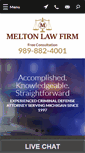 Mobile Screenshot of meltonlawfirm.com
